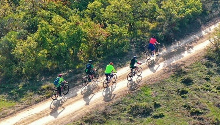 İklim hareketi için 18 kilometrelik bisiklet çeşidi düzenlendi