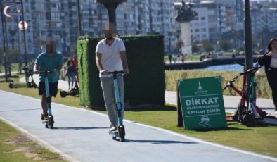 İzmir’de alkollü scooter kullanan 610 şoföre ceza