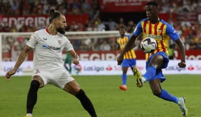 Sevilla, Valencia’ya karşı 1 puanı zor kurtardı