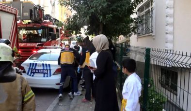 Avcılar’da hareketli anlar… Meskenini yaktı, itfaiyeye saldırdı