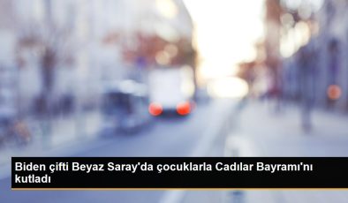 Biden çifti Beyaz Saray’da çocuklarla Cadılar Bayramı’nı kutladı