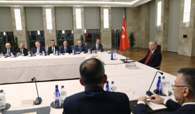 Cumhurbaşkanı Erdoğan, TFF heyetini kabul etti