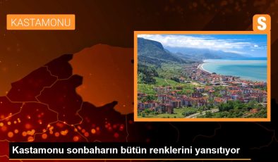 Kastamonu sonbaharın bütün renklerini yansıtıyor