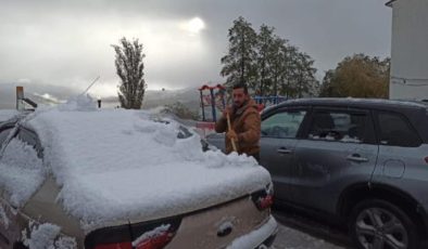 Posof’a mevsimin birinci karı düştü