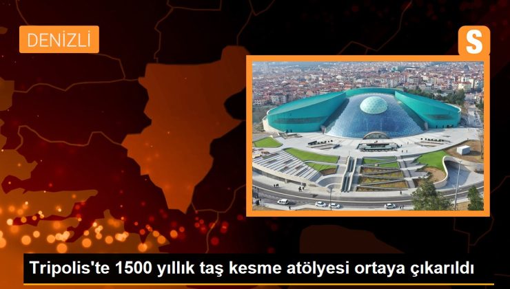 Tripolis’te 1500 yıllık taş kesme atölyesi ortaya çıkarıldı