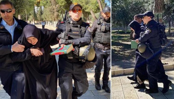İsrail polisi, Aksa’da Kur’an-ı Kerim okuyan Türk vatandaşını gözaltına aldı