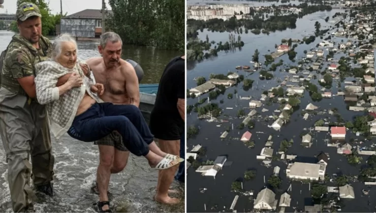 Ukrayna: Baraj patlaması sonrası yaşanan selde 5 kişi hayatını kaybetti