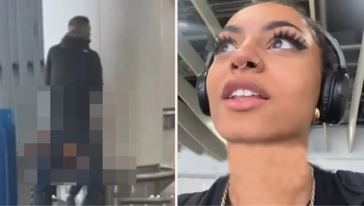 Kadın yolcu, metroda ilişkiye giren çifti kayda alıp sosyal medyada paylaştı