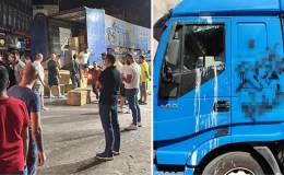 Lübnan’da, “Türk” yazısını gören Ermeniler, tır şoförüne saldırdı: Üzerime boya döküp darp ettiler