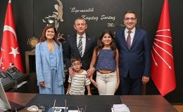 Balçova Belediye Başkanı Onur Yiğit Özgür Özel’i ziyaret etti